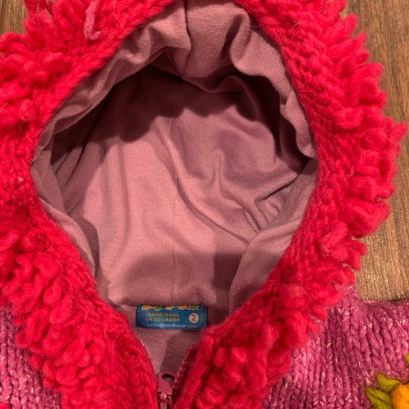 Kids Girls Pink 2T Handmade Norskwear Jacket - Picture 5 of 7